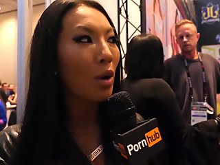 A Day With Asa Akira at AVN 2018